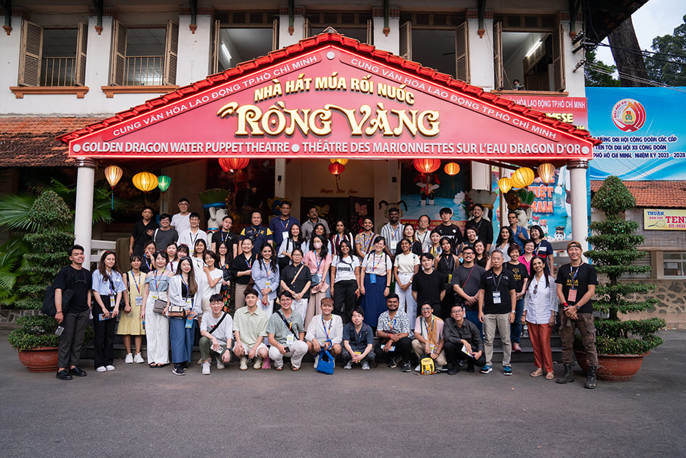 AYDA Awards 白金賽更像是一場設計見習之旅，越南傳統水上劇場的觀摩讓來自各地的同學們更理解越南的城市文化。