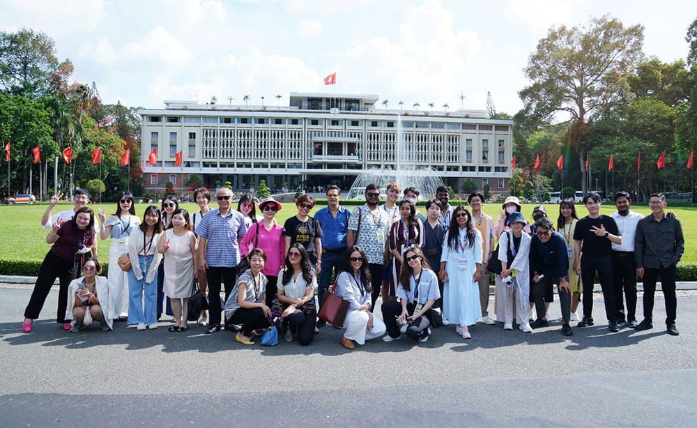 越南歷史地標獨立宮參訪。